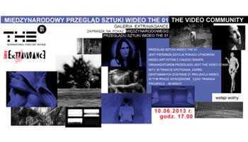 MIĘDZYNARODOWY PRZEGLĄD SZTUKI WIDEO THE 01 2013